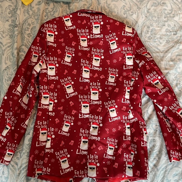 Suitmeister FALALALA LLAMA Suit Jacket - Picture 3 of 7